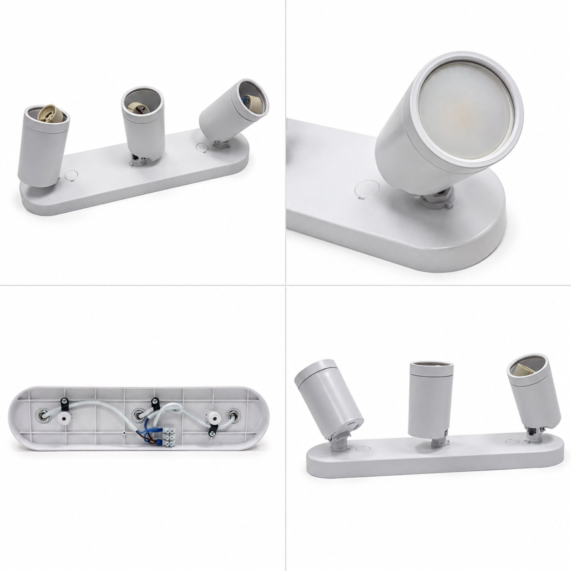 Aplique de techo orientable - 3 x GU10 - Bajo UGR (3)