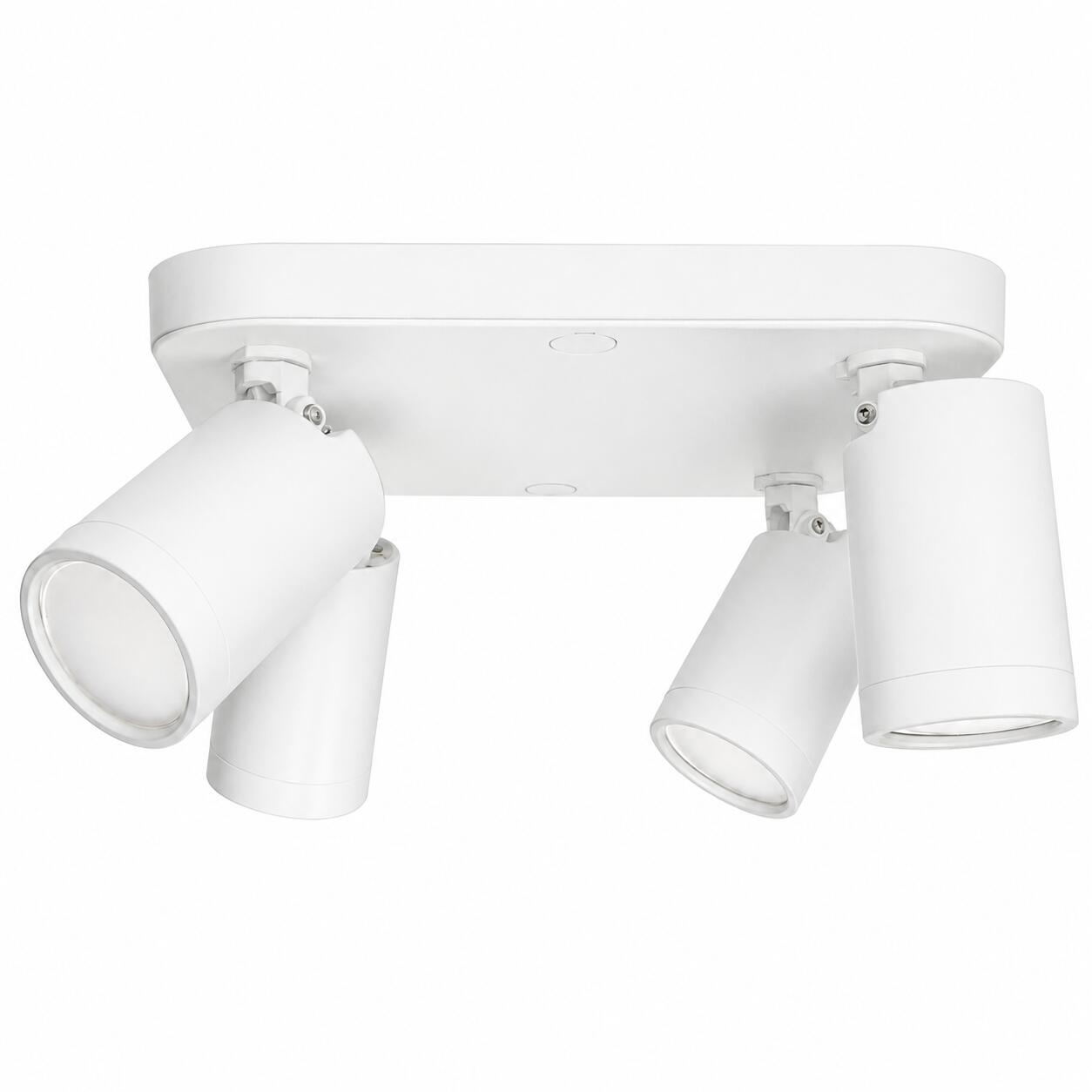 Aplique de techo cuadrado orientable - 4 x GU10 - Bajo UGR (9)