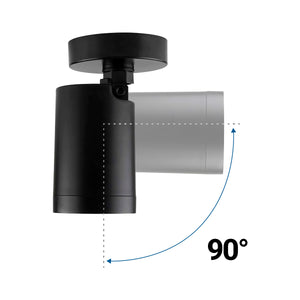 Aplique de techo para bombilla GU10 - Orientable - Bajo UGR (3)