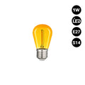 LED Filament Bulb - S14 E27 - 1W - Colored Glass 2
