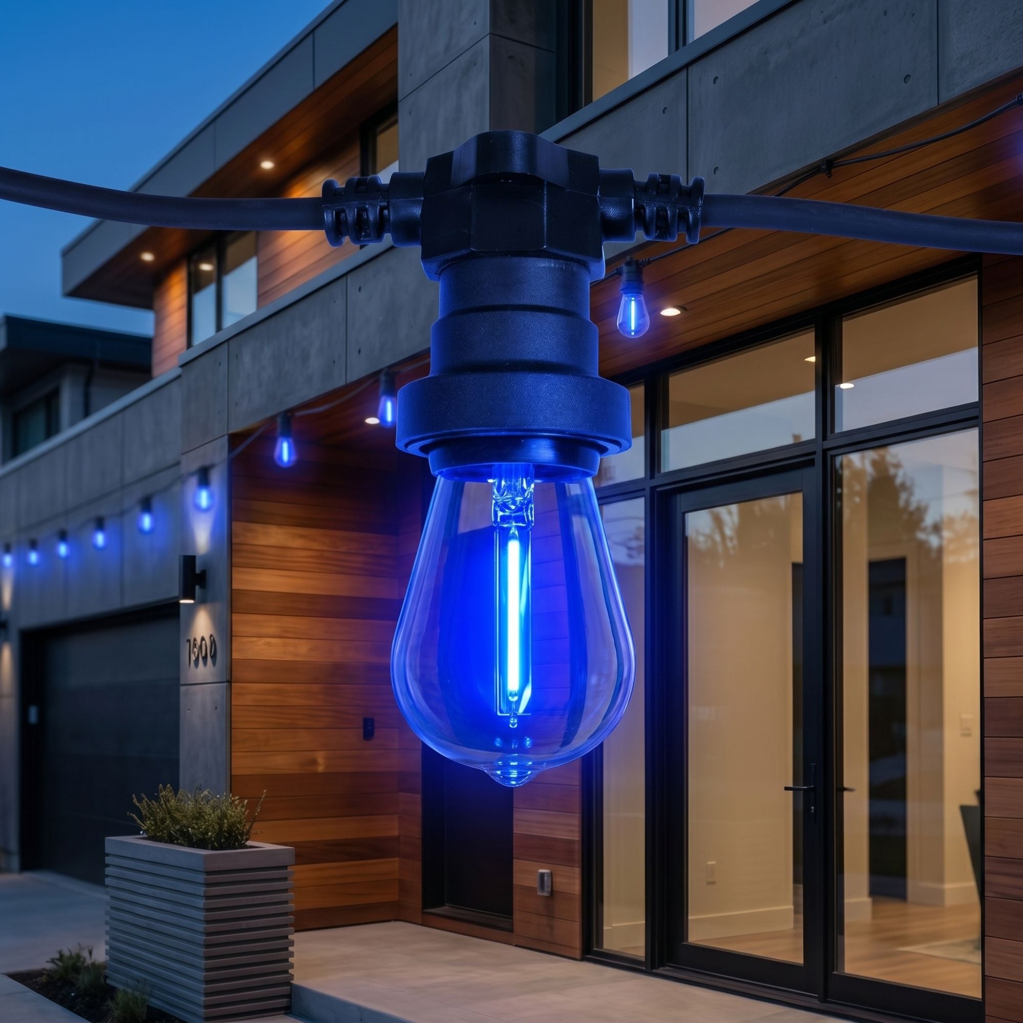 Bombilla LED Filamento - S14 E27 - 1W - Cristal de colores (12)