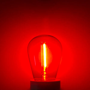 Bombilla LED Filamento - S14 E27 - 1W - Cristal de colores (16)