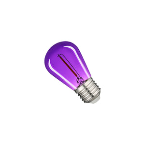 Bombilla LED Filamento - S14 E27 - 1W - Cristal de colores (30)