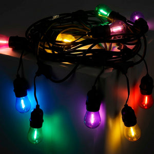 Bombilla LED Filamento - S14 E27 - 1W - Cristal de colores (6)
