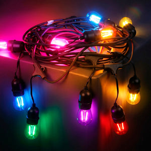Bombilla LED Filamento - S14 E27 - 4W - Cristal de colores (2)