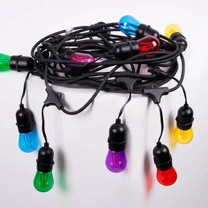 Bombilla LED Filamento - S14 E27 - 4W - Cristal de colores (7)