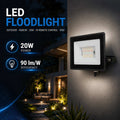 Projecteur LED extérieur - RGBCW - 20 W - Télécommande infrarouge - IP65 3