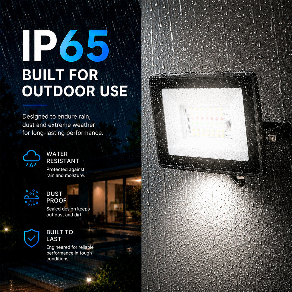 Proyector LED de exterior - RGBCW - 20W - mando a distancia IR - IP65 (7)