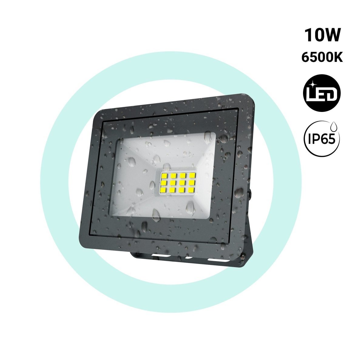 Proyector LED de exterior - Slim - 10W - 1100lm - IP65 - Barcelona Led-