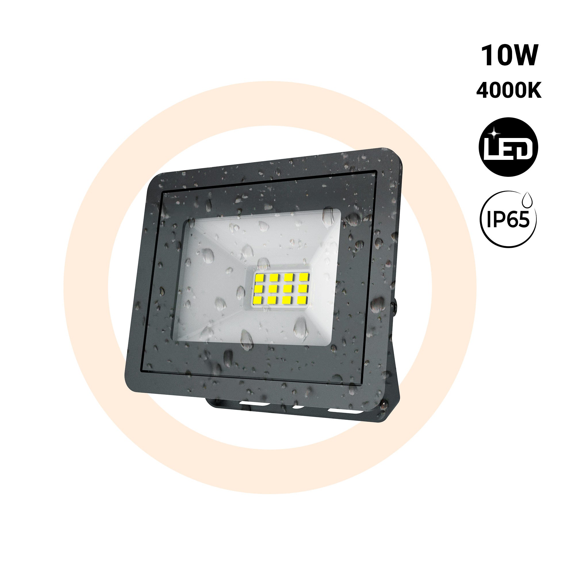 Proyector LED de exterior - Slim - 10W - 1100lm - IP65 (2)