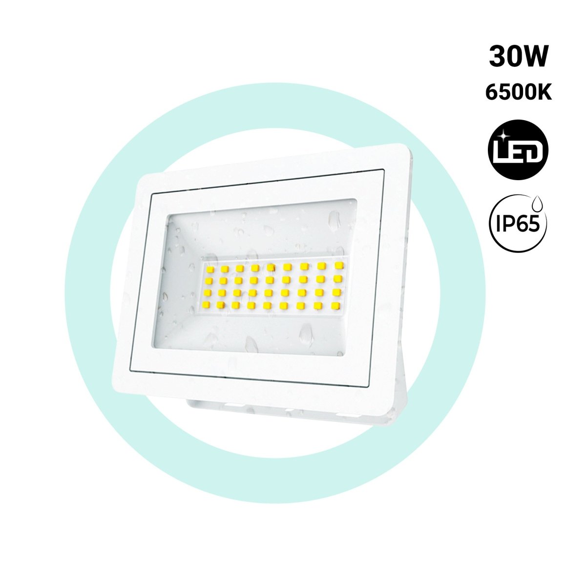 Proyector LED de exterior - Slim - 30W - 3200lm - IP65 - Barcelona Led-