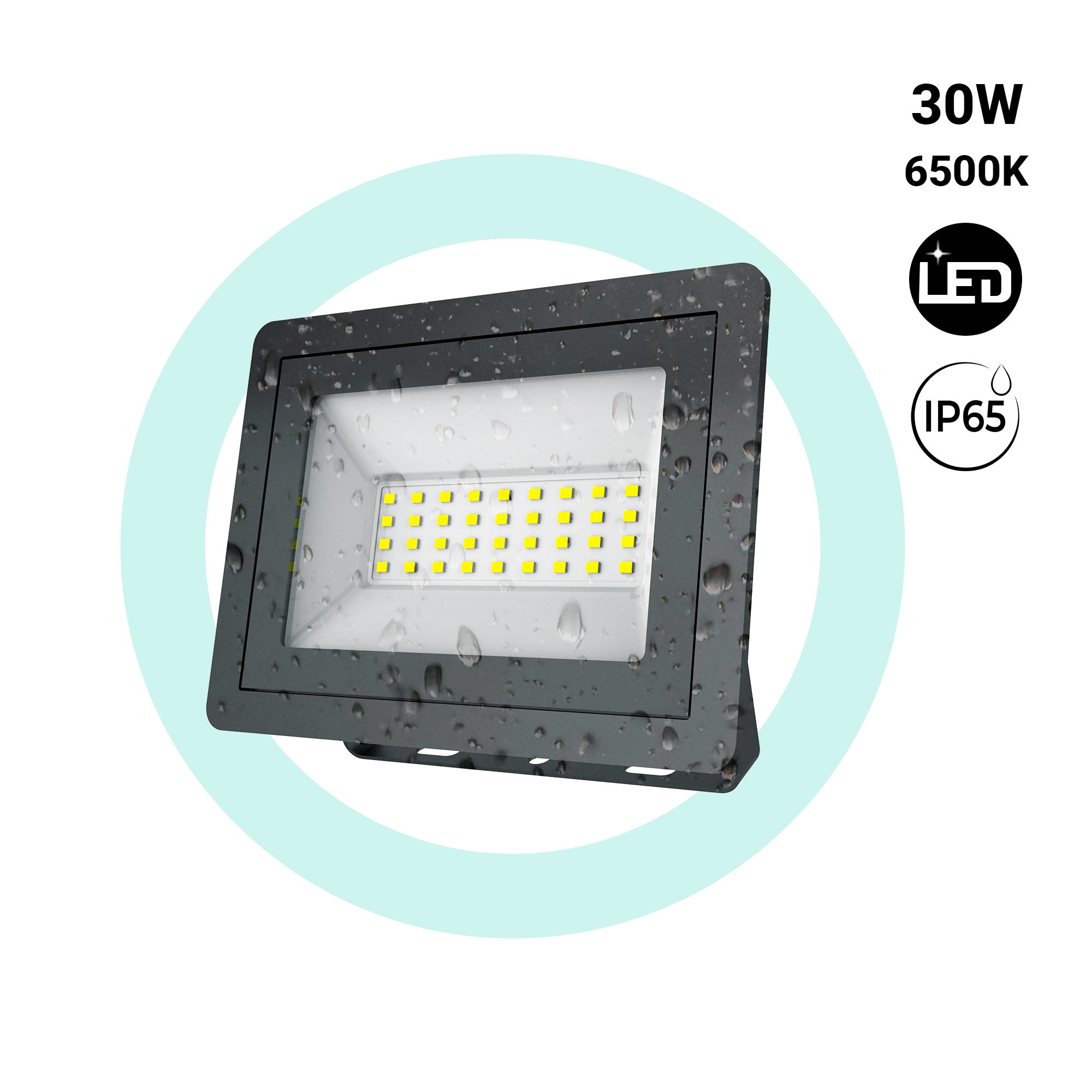 Proyector LED de exterior - Slim - 30W - 3200lm - IP65 (2)