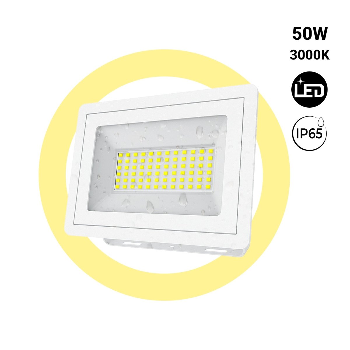 Proyector LED de exterior - Slim - 50W - 4900lm - IP65 - Barcelona Led-