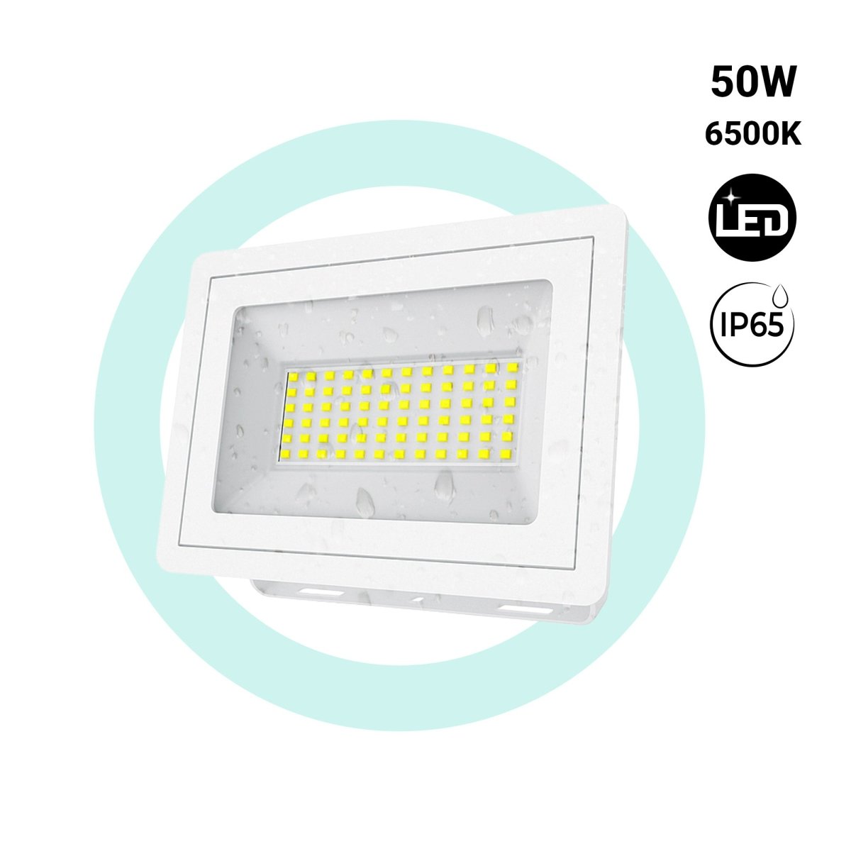 Proyector LED de exterior - Slim - 50W - 4900lm - IP65 - Barcelona Led-