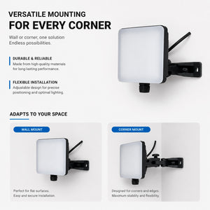 Proyector LED de exterior - 20W - 100 lm/W - Sensor Series - Negro - IP65 (6)