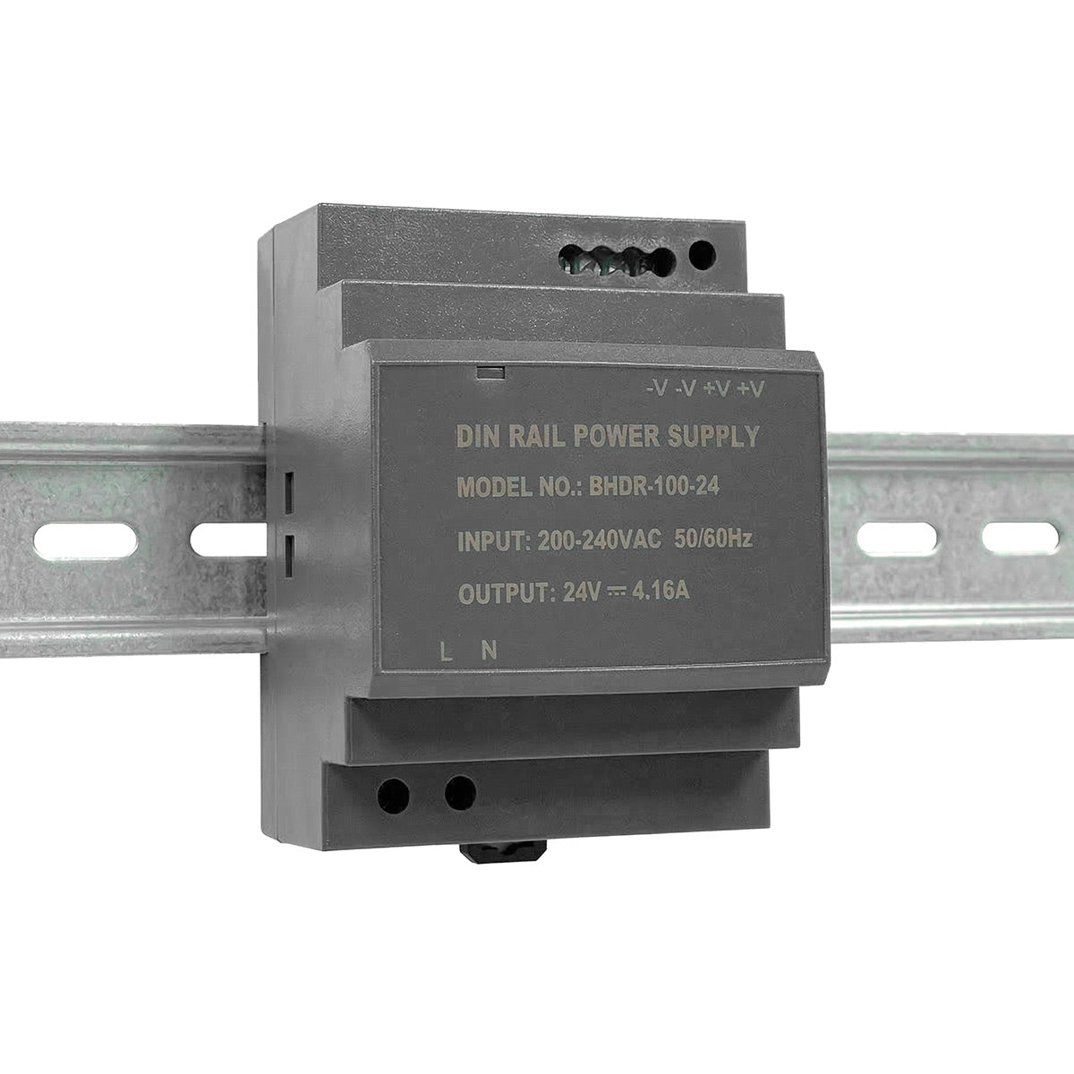 Fuente de alimentación para carril DIN - 100W - 24V - 4.16A