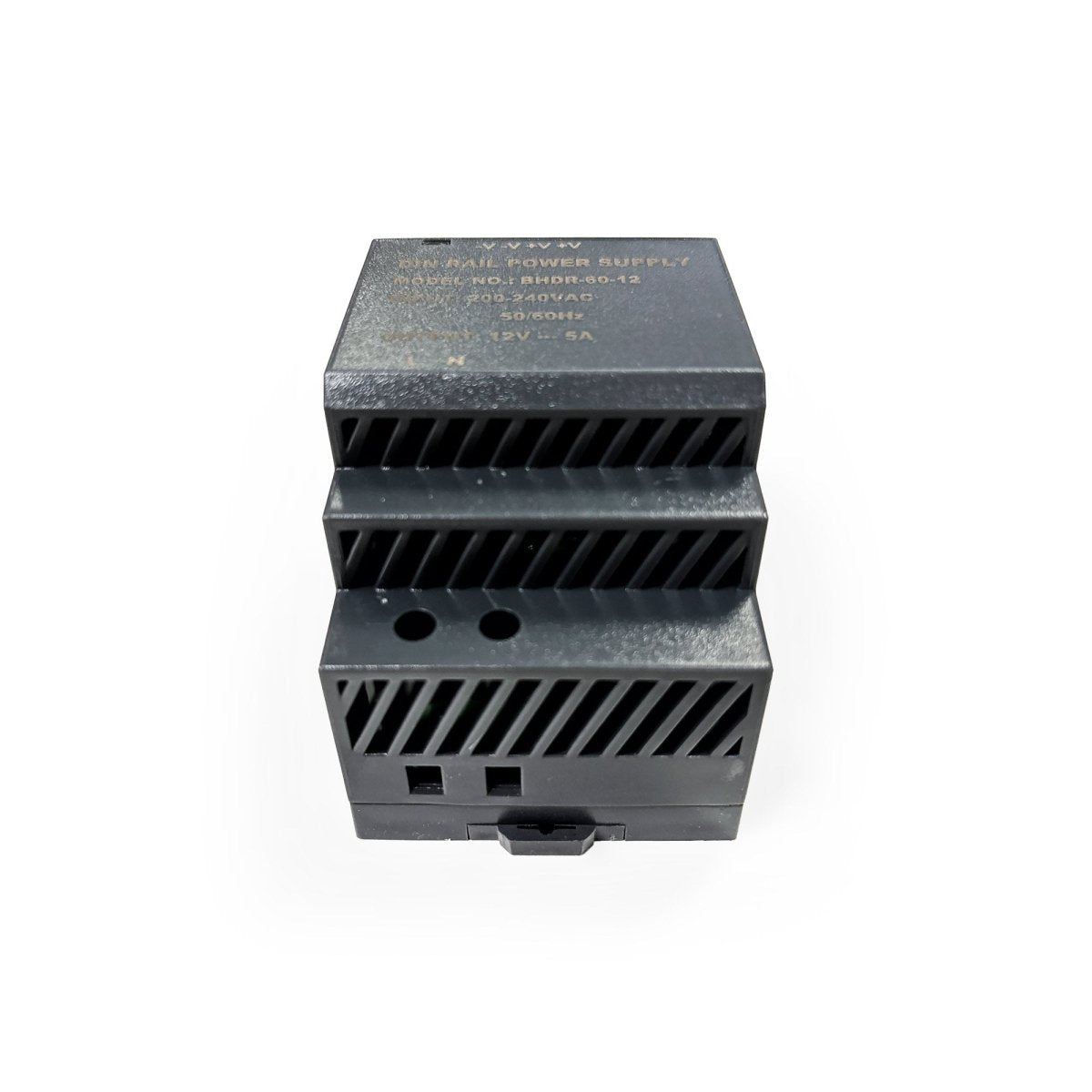 Fuente de alimentación para carril DIN TS35 - 60W - 12V - 5A - Barcelona Led-Material eléctrico
