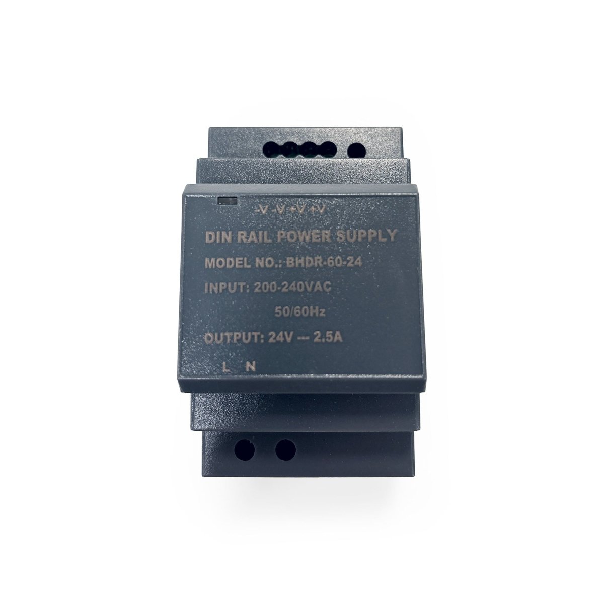 Fuente de alimentación para carril DIN TS35 - 60W - 24V - 2.5A - Barcelona Led-Material eléctrico