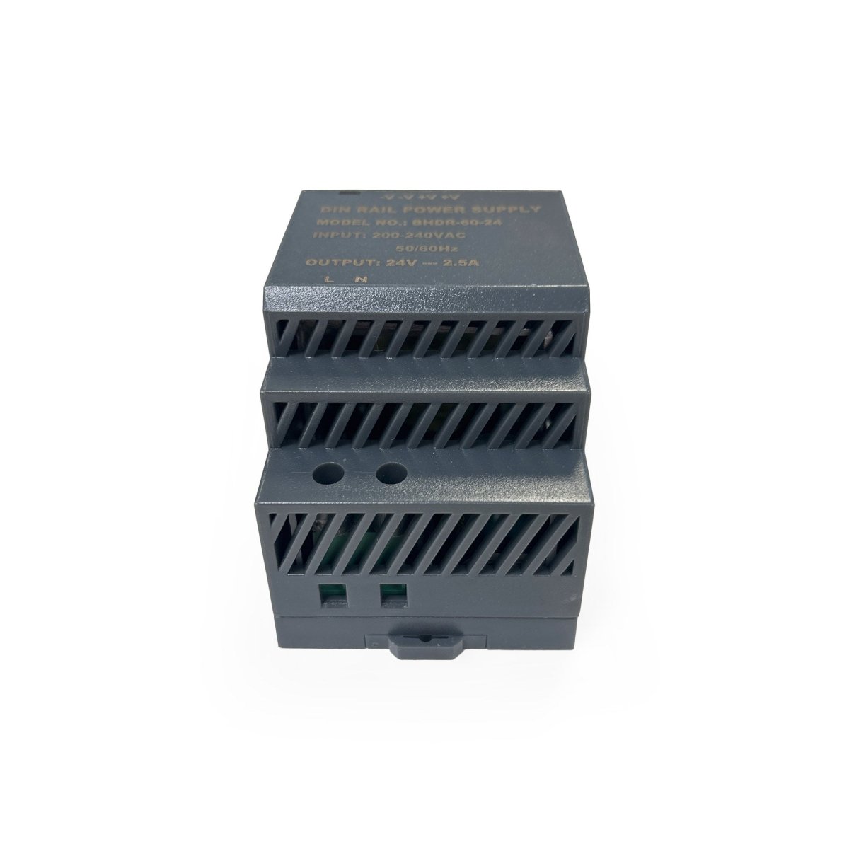 Fuente de alimentación para carril DIN TS35 - 60W - 24V - 2.5A - Barcelona Led-Material eléctrico
