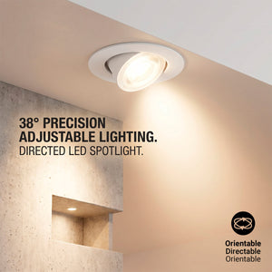 Downlight LED "Avalor" basculante - TRIAC dimmable - 5.5W - CCT - Corte Ø 70mm - IP44 (6)