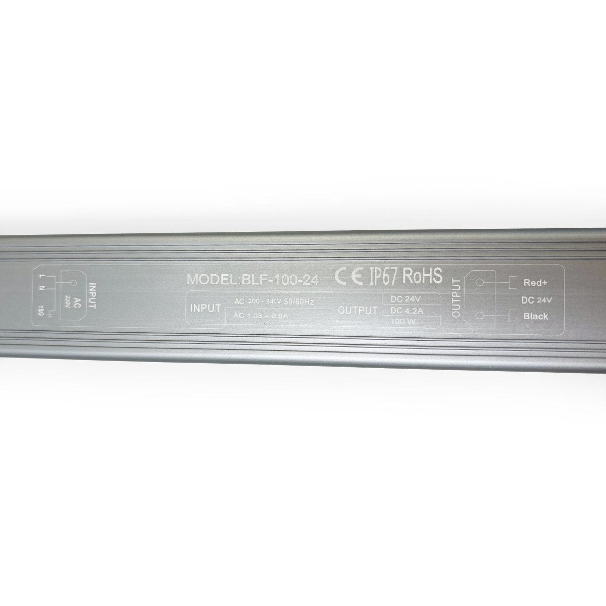 Fuente de alimentación estanca Slim 100W - 24V - 4.1A - IP67 - Barcelona Led-Material eléctrico