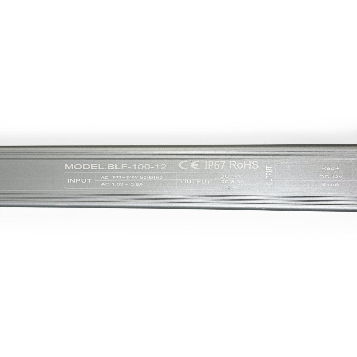 Fuente de alimentación estanca Slim 100W - 12V - 8.3A - IP67 - Barcelona Led-Material eléctrico