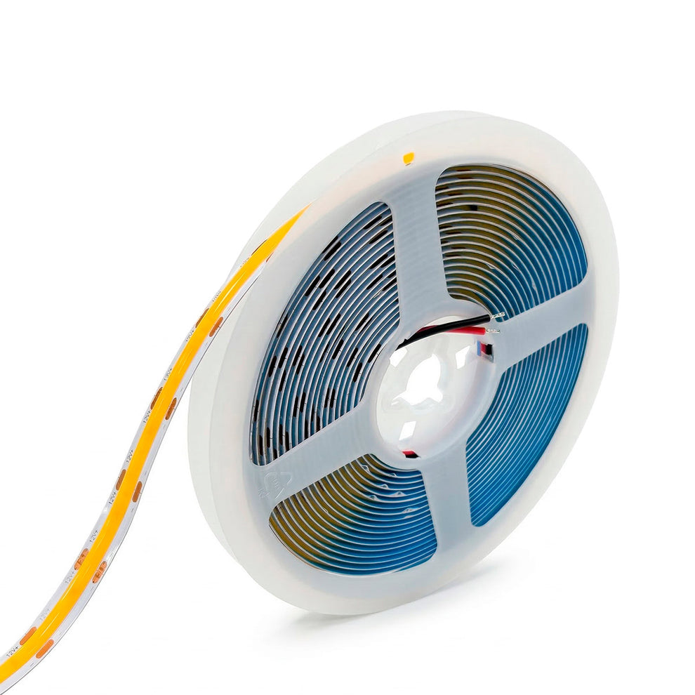 12V DC Single Color COB LED Strip - 10W/m - 8mm - CRI90 - IP20 - 5 ...