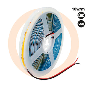 Tira LED COB 12V DC monocolor - 10W/m - 8mm - CRI90 - IP20 - 5 metros (3)
