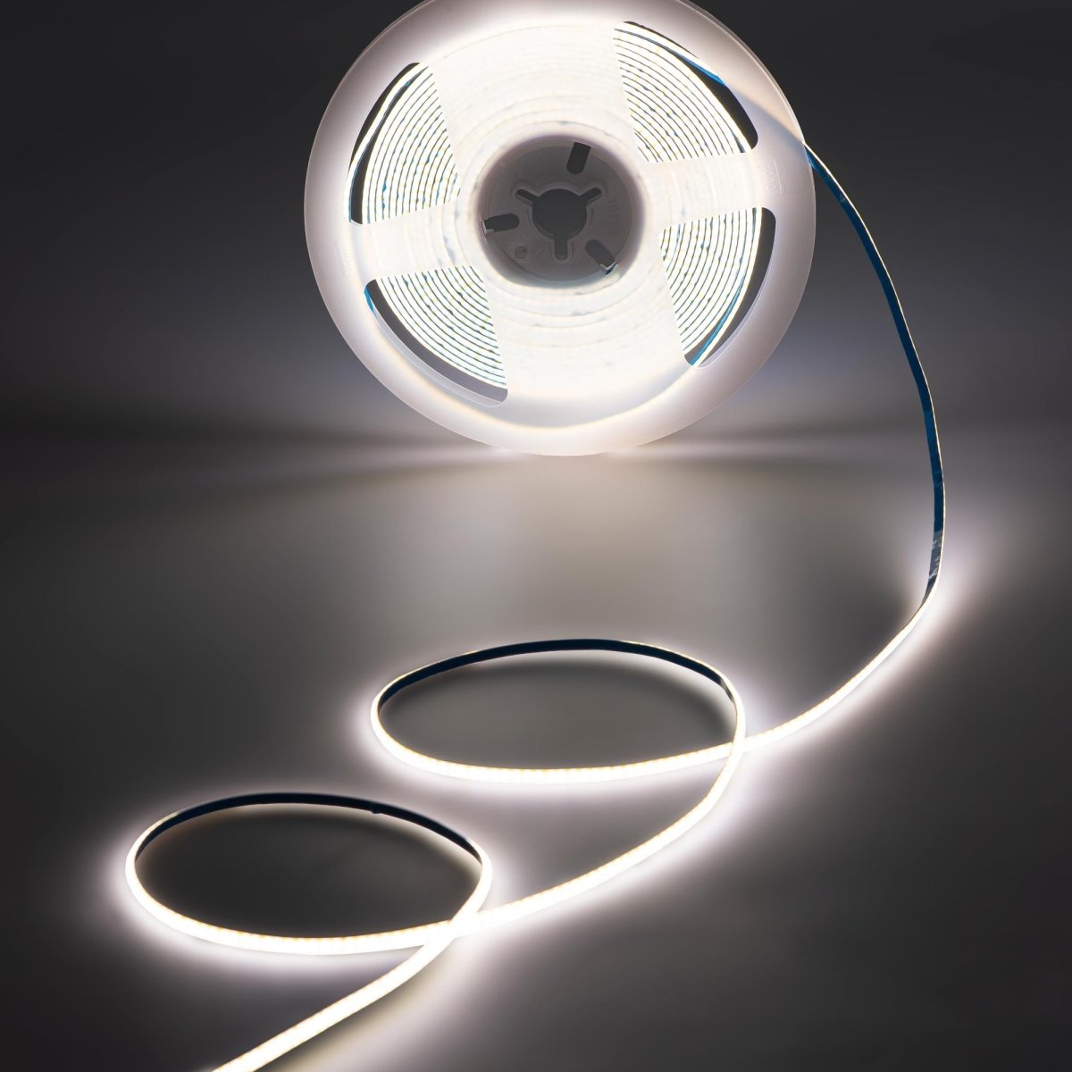 Tira LED COB monocolor - 24V DC - 8W/m - 3mm - 400 LED/m - IP20 - 5 metros - Barcelona Led-Iluminación