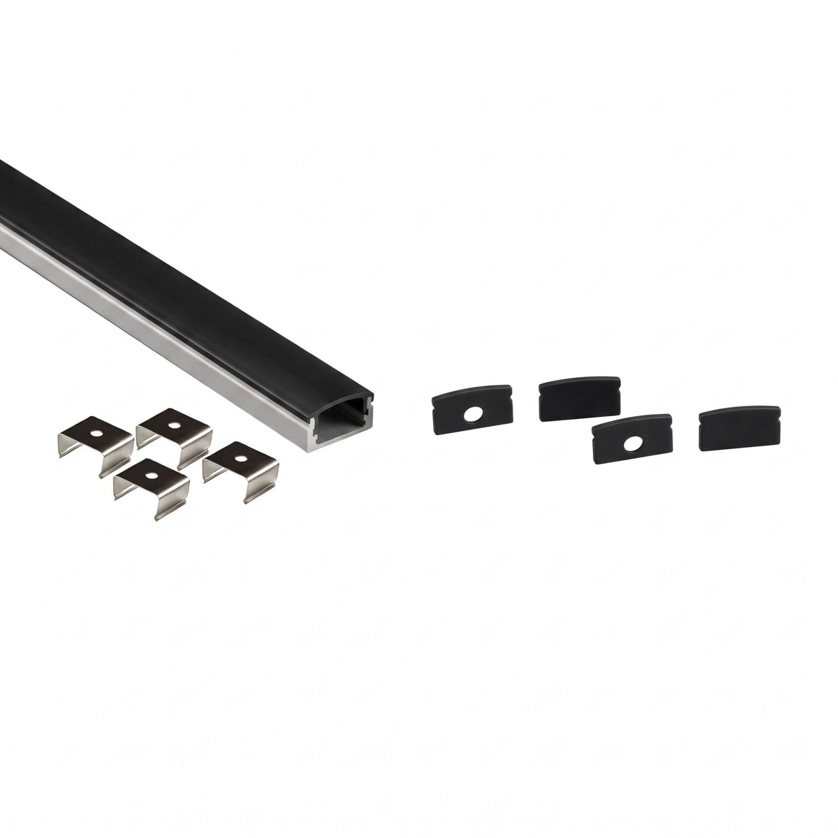 Perfil tira LED de superficie con difusor - Kit completo - 17x8,5mm - Tira LED ≤10mm - 2 metros (13)