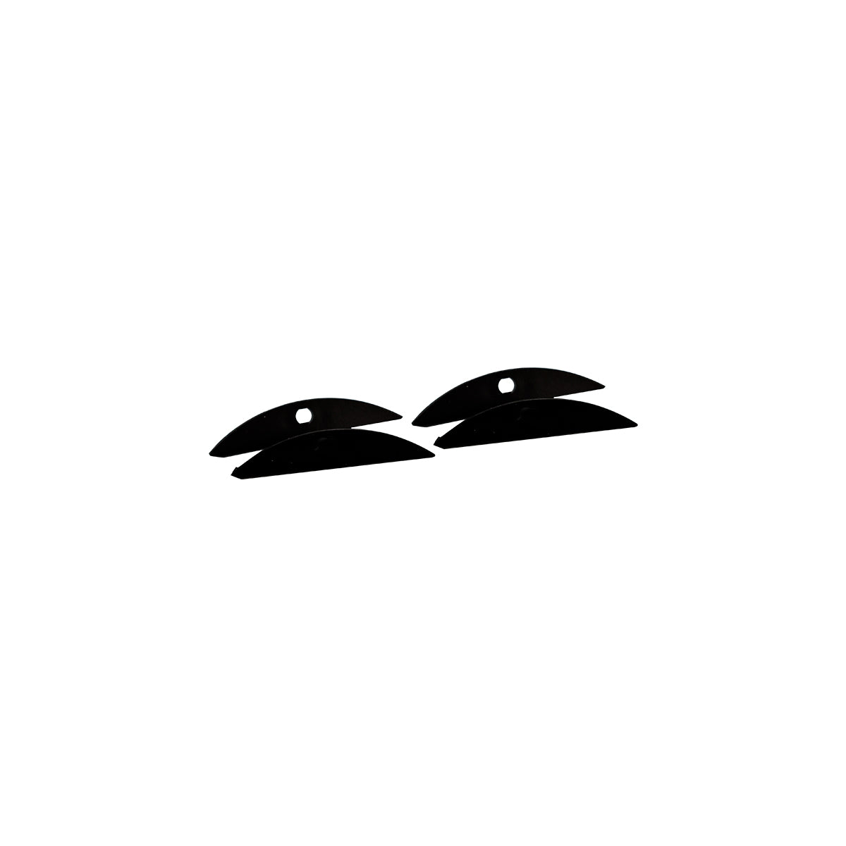 Perfil de aluminio para tira LED - Media luna - Kit completo - 58x9mm - 2 metros (11)