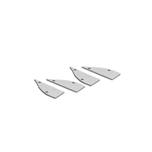 Perfil de aluminio para tira LED - Bañador de pared - Kit completo - 18x44mm - 2 metros (8)