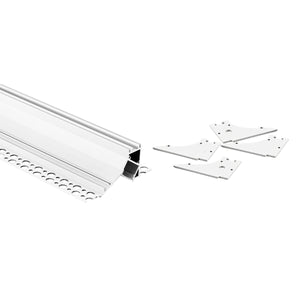 Perfil tira LED integración / trimless esquina - 94 x 34mm - Kit completo - 2 metros (1)