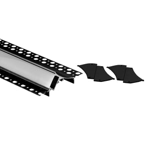 Perfil tira LED integración / trimless esquina - 96 x 35mm - Kit completo - 2 metros (4)
