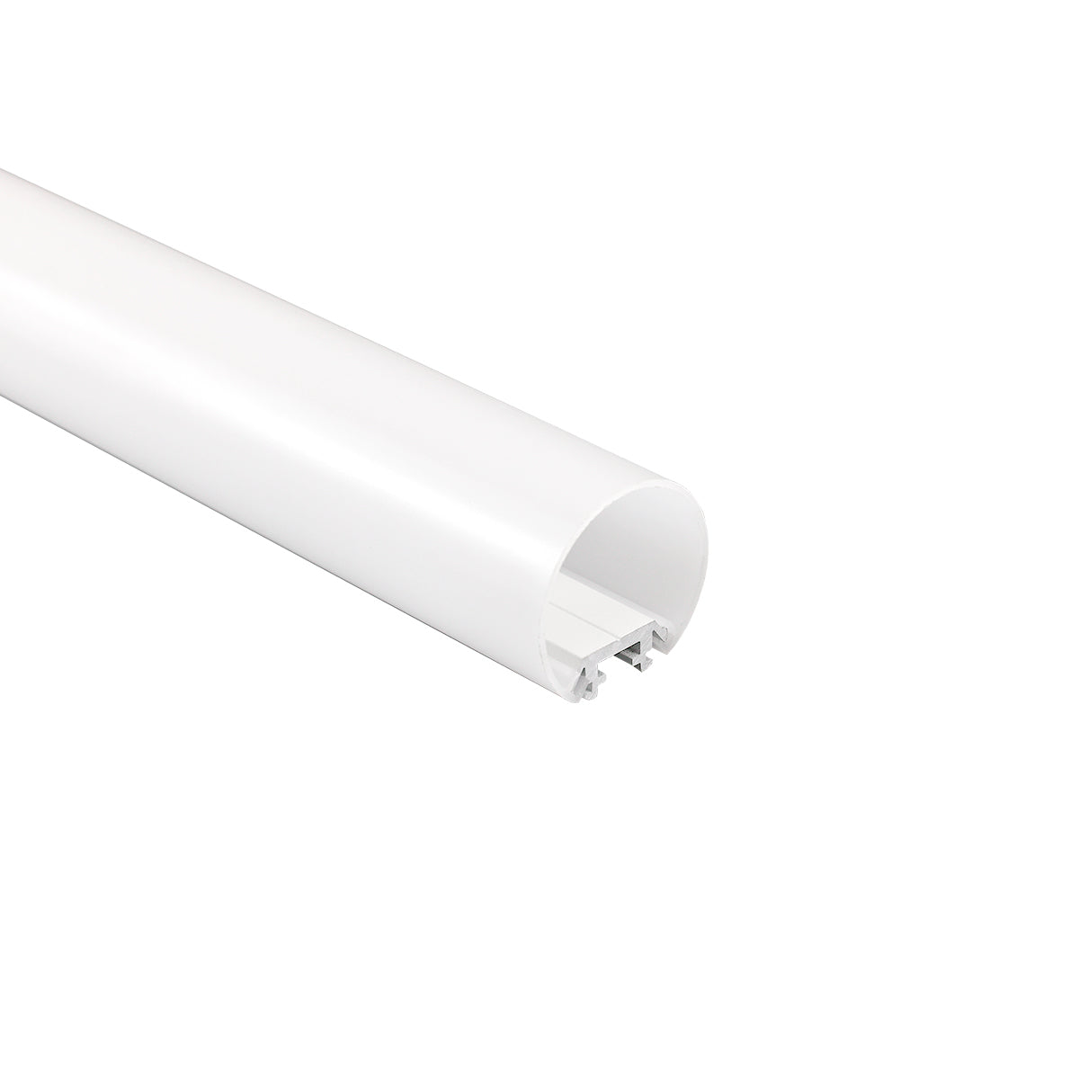 Perfil de aluminio superficie o suspensión - Tubo - Tira LED ≤ 12mm - 23x8mm - 2 metros