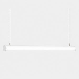 Perfil de aluminio superficie o suspensión - Tubo - Tira LED ≤ 12mm - 23x8mm - 2 metros (1)
