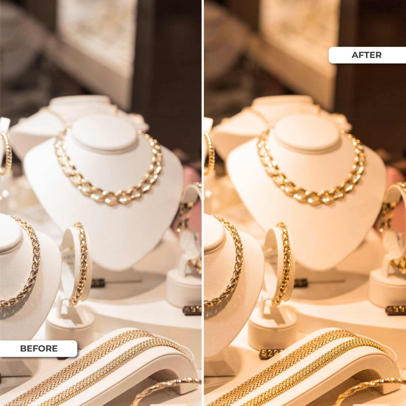 Proyector LED para carril monofásico 40W - Oro (16)