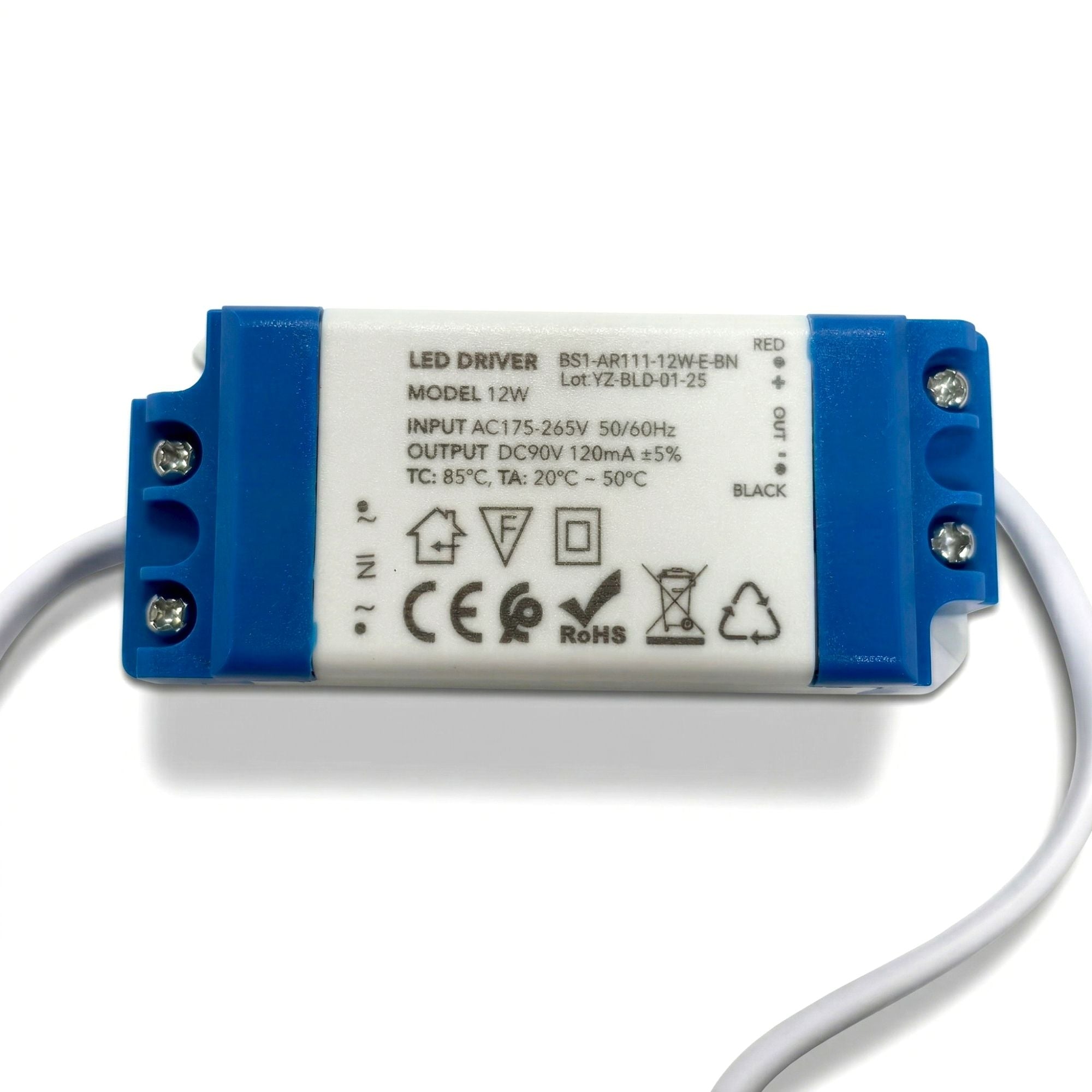 Lâmpada LED AR111 com driver externo - 12W - 4000K – Barcelona Led