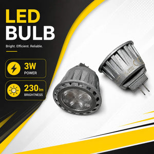 Bombilla LED MR11 G4 - 3W - 45º -  12V-AC/DC (11)