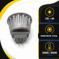 Ampoule LED MR11 G4 - 3 W - 45° - 12 V CA/CC 4