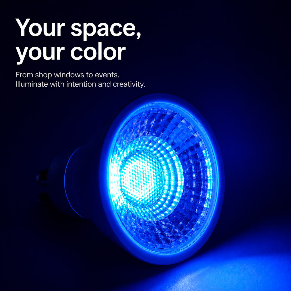 Bombilla LED de colores - GU10 - 5W - 45º (20)