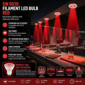 Bombilla LED de colores - GU10 - 5W - 45º (32)