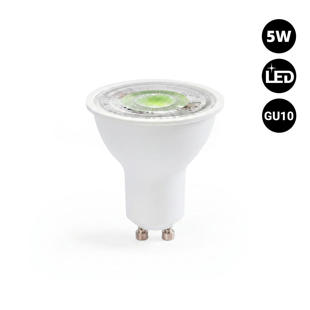 Bombilla LED de colores - GU10 - 5W - 45º (33) & Bombilla LED de colores - GU10 - 5W - 45º