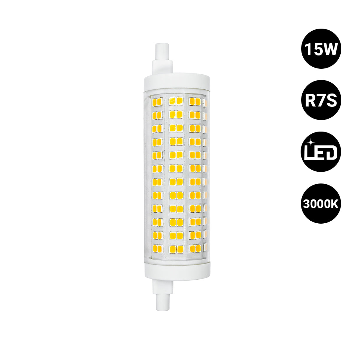 Bombilla LED R7S - 118mm - 2200lm - 15W & Bombilla LED R7S - 118mm - 2200lm - 15W