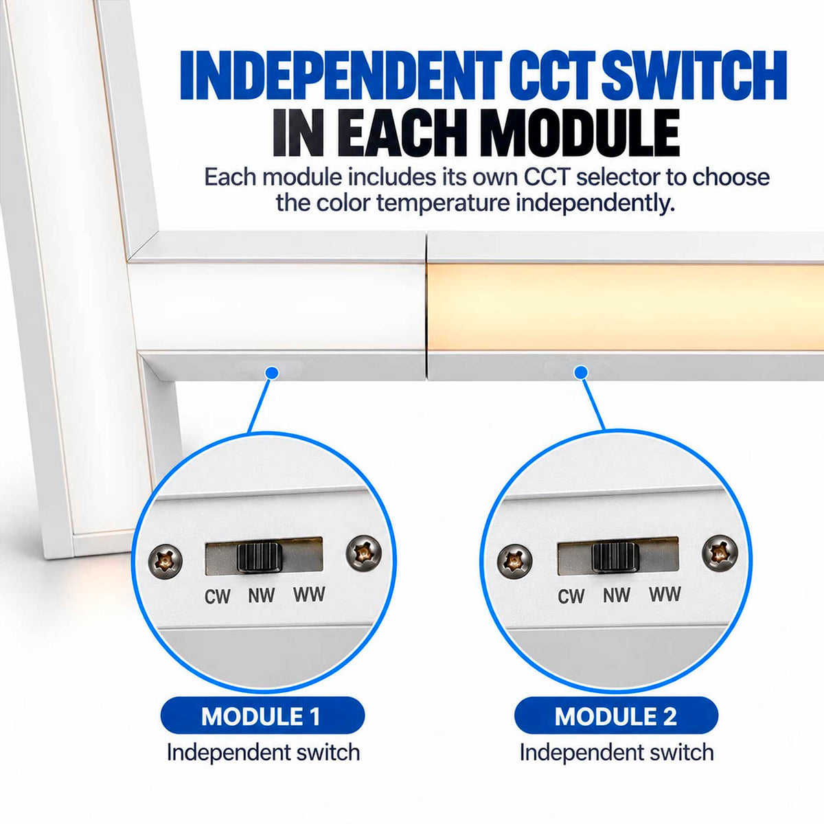 Conector en X para luminaria BSL-L-10W - CCT - 18W (15)