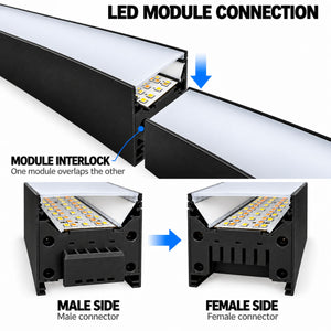 Conector en X para luminaria BSL-L-10W - CCT - 18W (6)