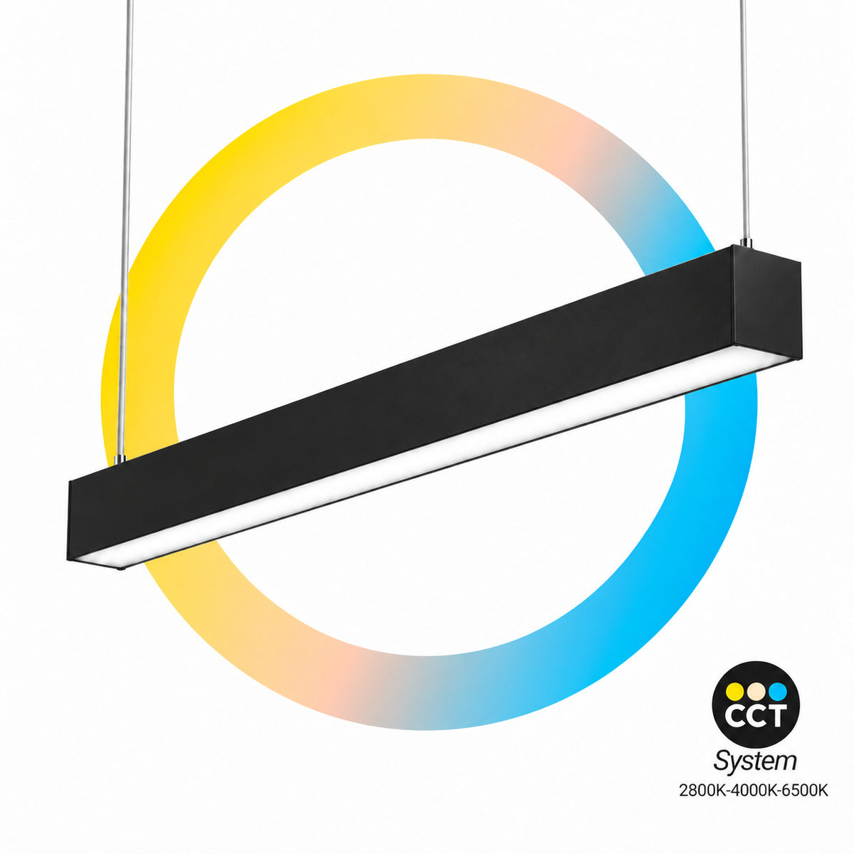 Luminaria lineal interconectable LED CCT - 40W - 120 cm - 100lm/W (10)