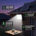 Solar projector with panel and remote control - 100W - Large - 6500K - IP65 5