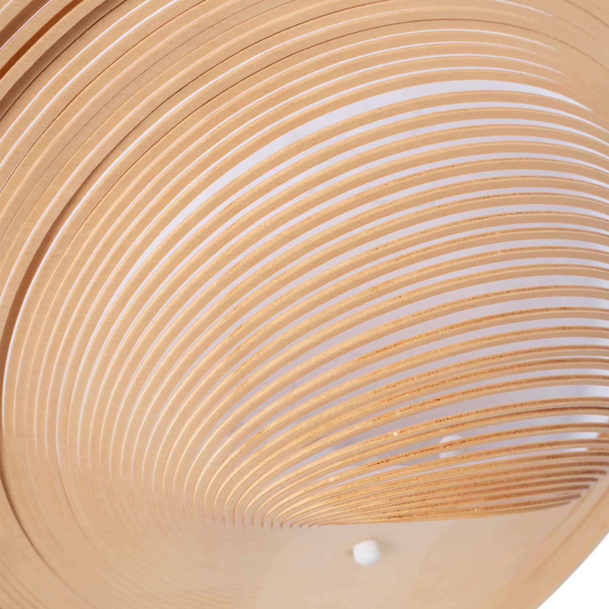 Aplique de diseño en madera "Ronda" - 16W - ø 40cm (10)