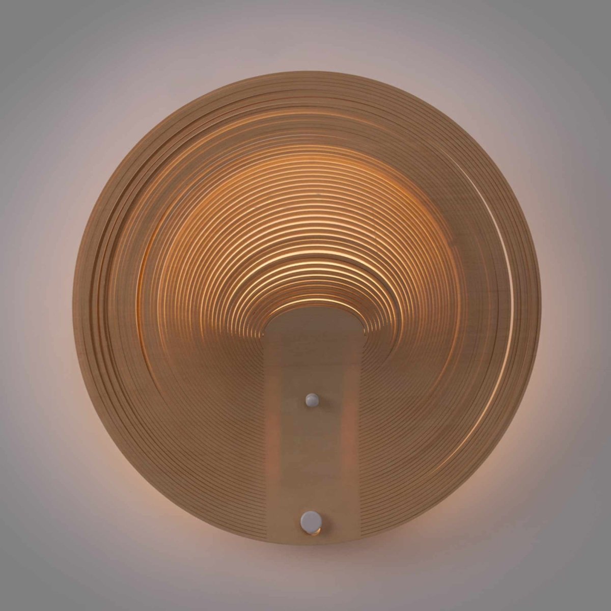 Aplique de diseño en madera "Ronda" - 16W - ø 40cm - Barcelona Led-